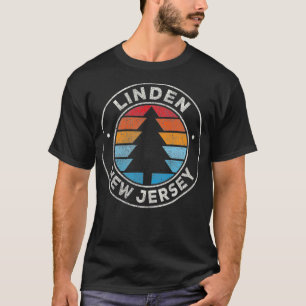 Linden New Jersey NJ Grafisch Retro 70's T-shirt