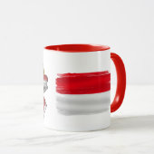 L'Indépendance indonésienne Thème Mug (Devant droit)