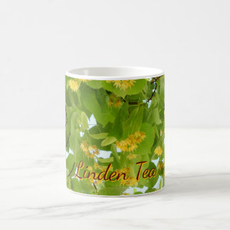 Lindethee bloemen en bladeren koffiemok
