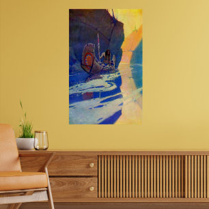 L'Indien dans sa solitude NC Wyeth 1907 Poster