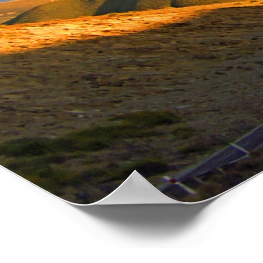 Lindis Pass Evening Poster (Hoek)