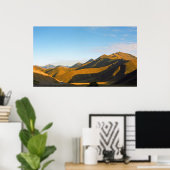 Lindis Pass Evening Poster (Thuiskantoor)