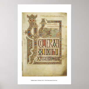 lindisfarne gospel pg. 27r poster