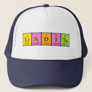 Lindita nom de table périodique casquette