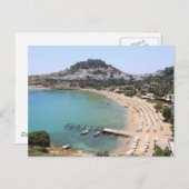 Lindos Briefkaart (Voorkant / Achterkant)