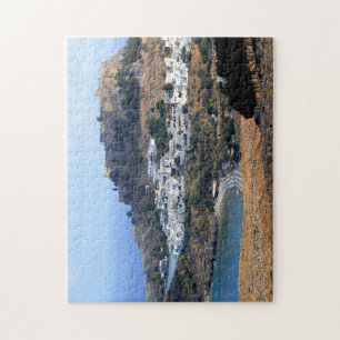 Lindos Fortress, Rhodes Griekenland 8x10 Puzzle Legpuzzel