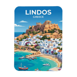 Lindos Griekenland Magneet