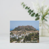 Lindos, Rhodes Briefkaart (Staand voorkant)