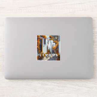 Lindos, Rhodos:  Griekse architectuur Sticker