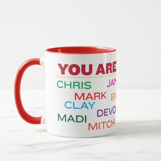 Lindquist Familie Koffie Mok (Links)