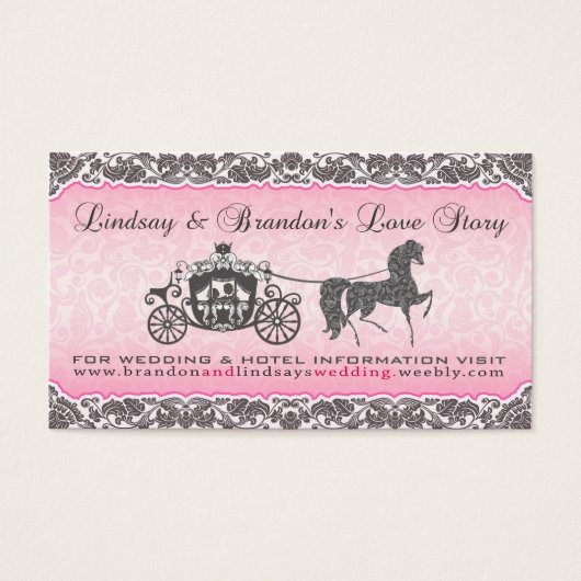 Lindsay & Brandon Rose & Carriage Mariage Design (Devant)