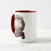 Lindsay Clan Badge Combo 15oz Mug (Devant gauche)
