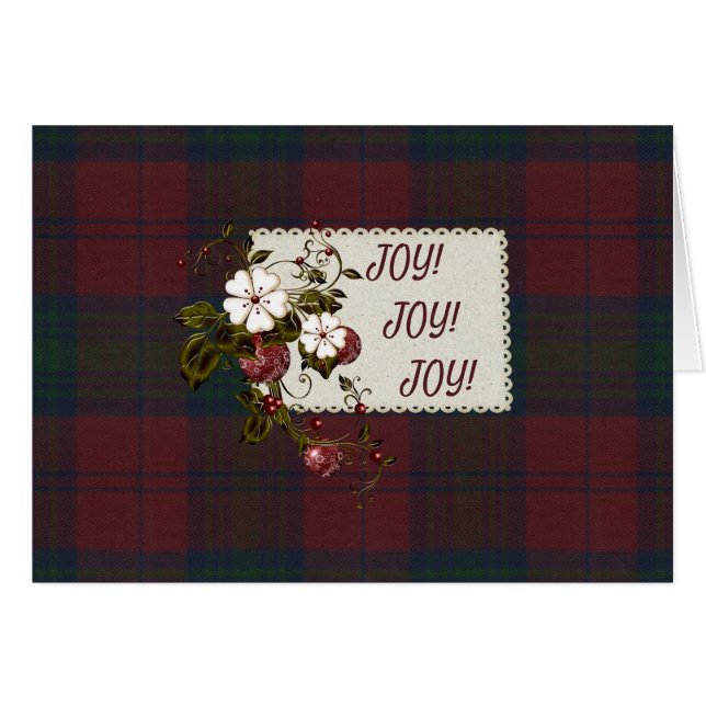Lindsay Modern Tartan Christmas (Devant horizontal)