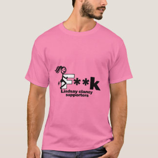 Lindsay soutient le t-shirt