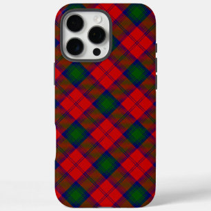 Lindsay tartan red green plaid iPhone 16 pro max hoesje