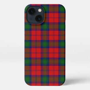 Lindsay tartan red green plaid iPhone 13 hoesje