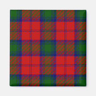 Lindsay tartan red green plaid magneet