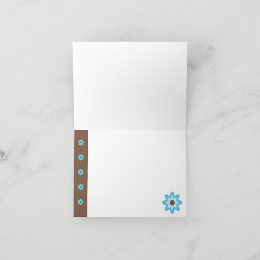 Lindsey - brun et turquoise (Intérieur)