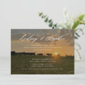 Lindsey en Steve | Uitnodiging (Staand voorkant)