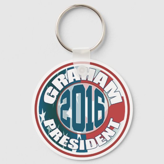 Lindsey Graham President 2016 Sleutelhanger (Voorkant)