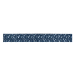 Line Art Baseball, Blue-Grosgrain Ribbon Grosgrain Lint