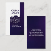 Line Art Camera Fotografe Visitekaartje (Voorkant / Achterkant)