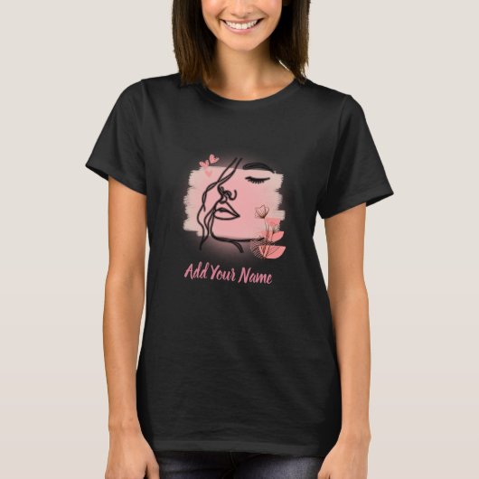 Line art Face Tshirt (Devant)
