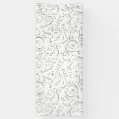 Line art, Kangaroo, Ghost Banner (Verticaal)