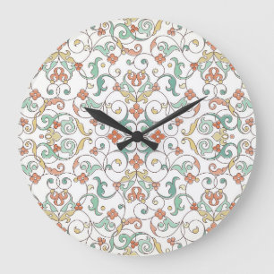  Line Art Oost-Ornament Grote Klok