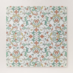 Line Art Oost-Ornament Legpuzzel