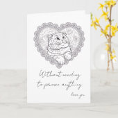 Line Art Ritual Collection  - Kaart (Gele Bloem)