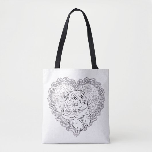Line Art Ritual Collection tote bag (Voorkant)