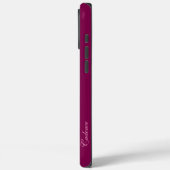 Line art vlinder, magenta Case-Mate iPhone case (Achterkant / Links)