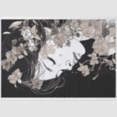 Line Art Vrouw 5 Decoupage Papier (Voorkant)