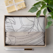 Line Art Vrouw 6 Decoupage Papier (Geschenk)