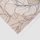 Line Art Vrouw 6 Decoupage Papier (Detail)