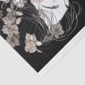 Line Art Vrouw Collage 2 Decoupage papier (Detail)