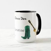 Line Dance Diva Mug (Devant droit)