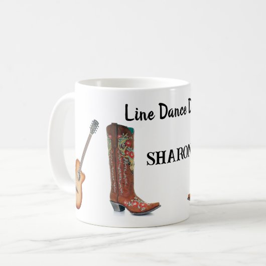 Line Dance Diva Mug (Devant gauche)