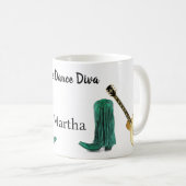Line Dance Diva Mug (Devant droit)