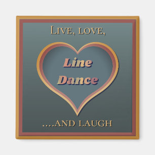 Line dance linedancing decor cadeau magneet