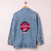 Line dance Love Cowboyhat roze Denim Jacket (Hangar)