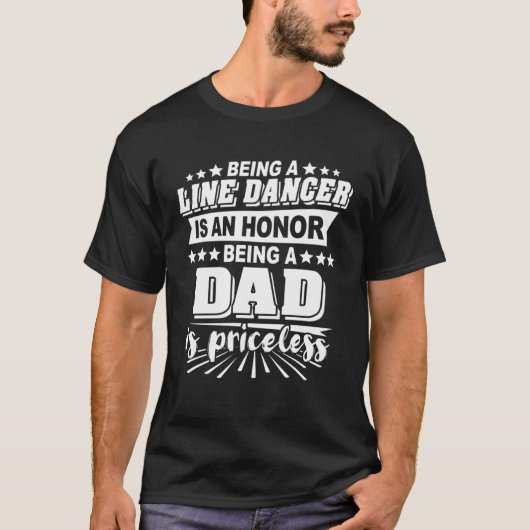 Line Dancer Father Line Dancing 2 T-shirt (Voorkant)