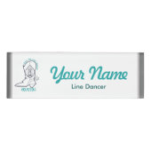 Line Dancer Name Tag (Voorkant)