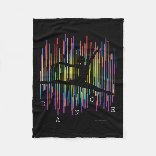 Line Dancer (v1) Fleece Deken (Voorkant)