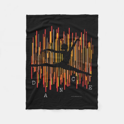 Line Dancer (v3) Fleece Blanket Deken (Voorkant)