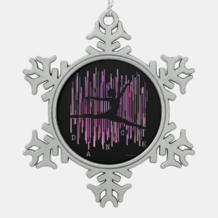 Line Dancer (v4) Tin Sneeuwvlok Ornament