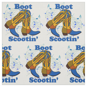 Line Dancing Country Dance Cowboy Boot Scootin" Stof