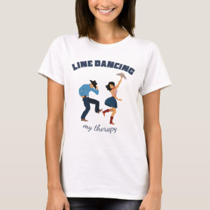 Line Dancing Cowboy en Cowgirl T-shirt
