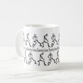 Line Dancing Koffiemok (Voorkant links)